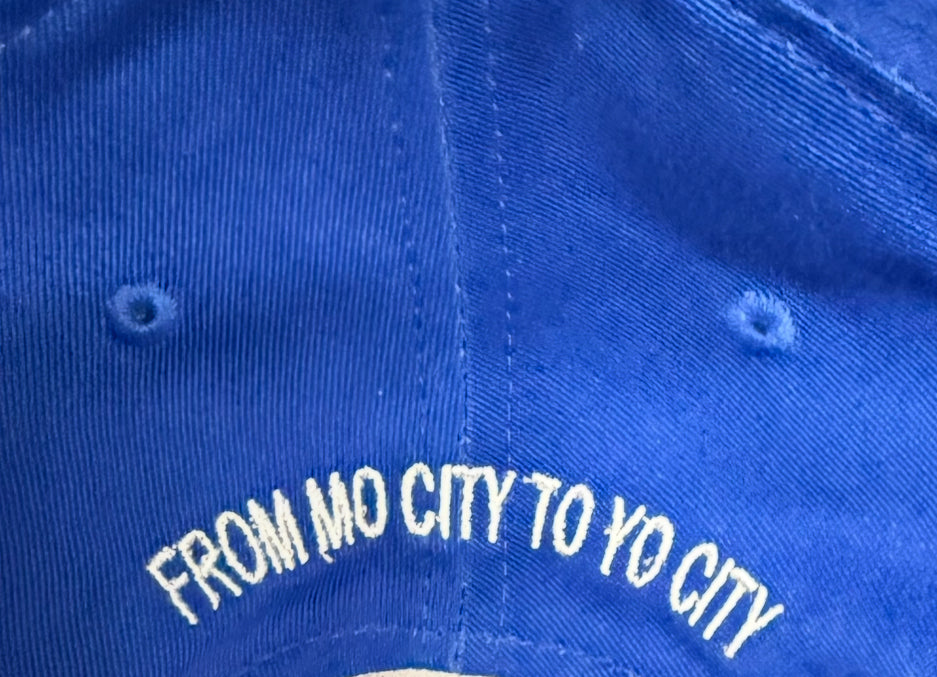 BLUE 5-PANEL ROPE HAT