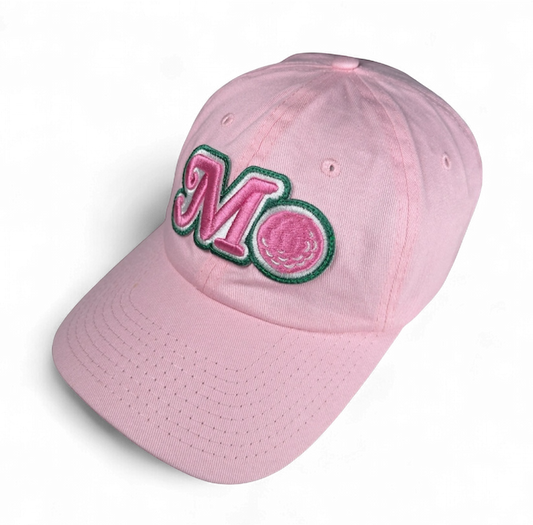 PINK BUCKLE STRAP HAT