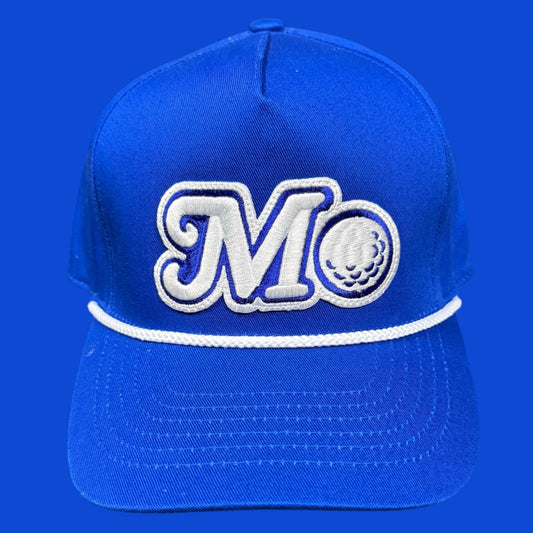 BLUE 5-PANEL ROPE HAT