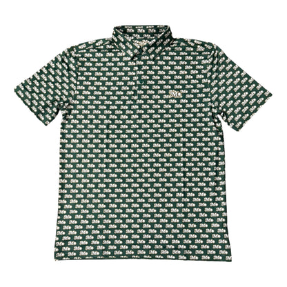 TOUR PERFORMANCE LOGO POLO - GREEN