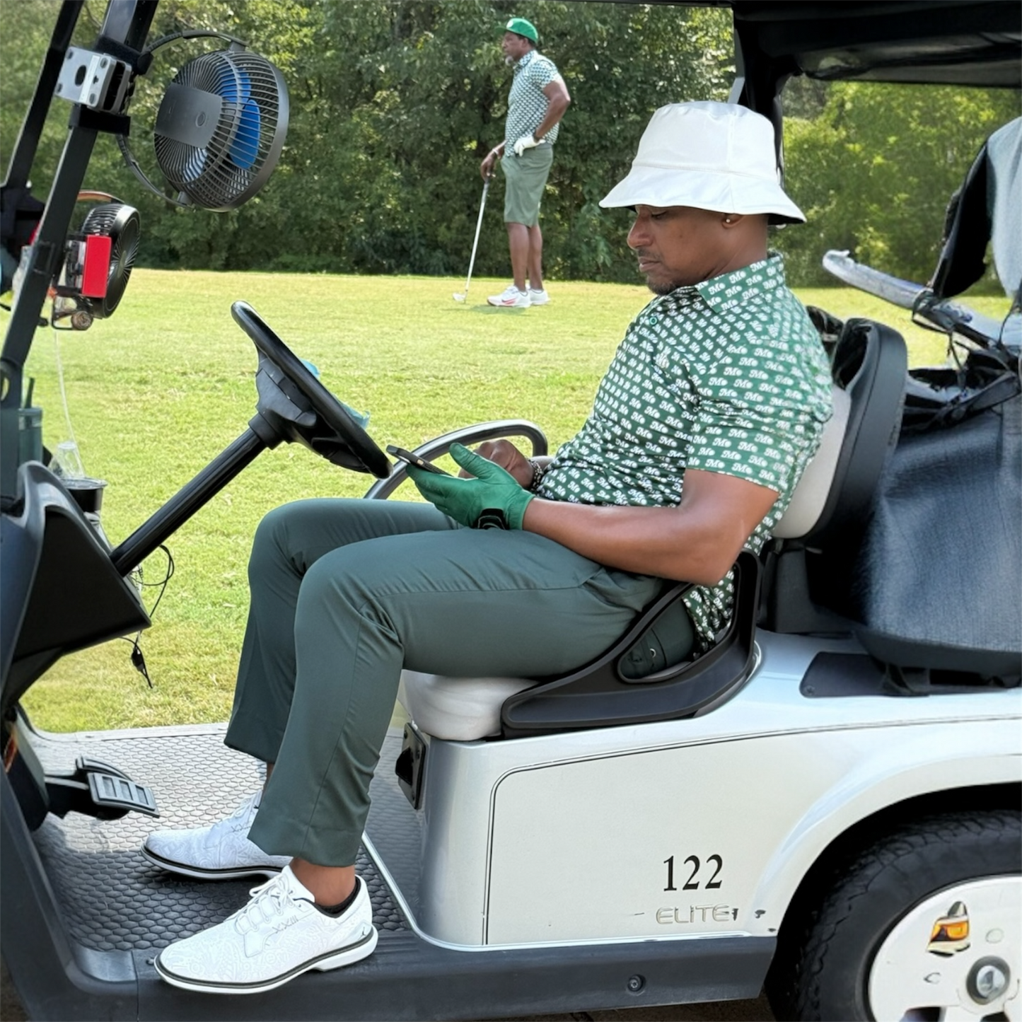 TOUR PERFORMANCE LOGO POLO - GREEN